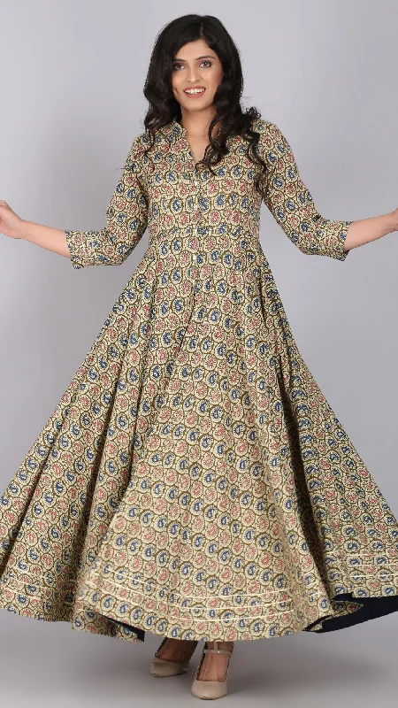 Ethnic Gota Patti Anarkali Dress