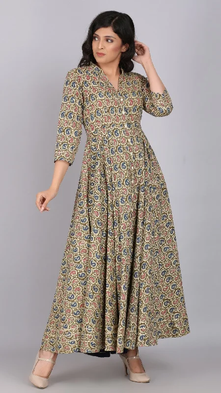 Ethnic Gota Patti Anarkali Dress