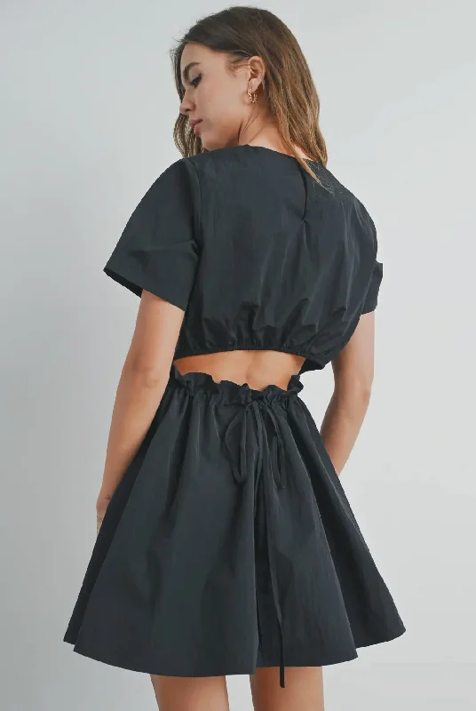 The Bermuda Cinch Back Tie Dress