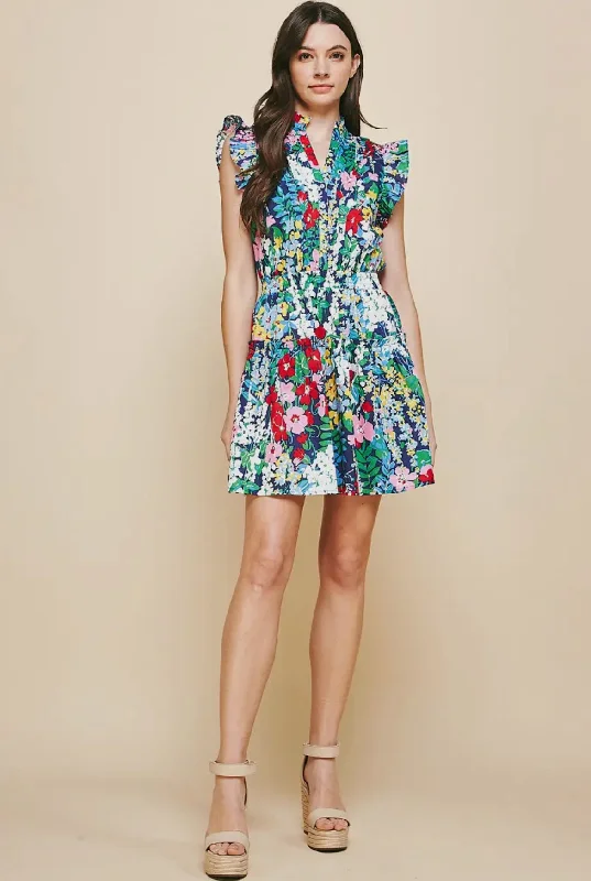 The Penelope Floral Poplin Dress