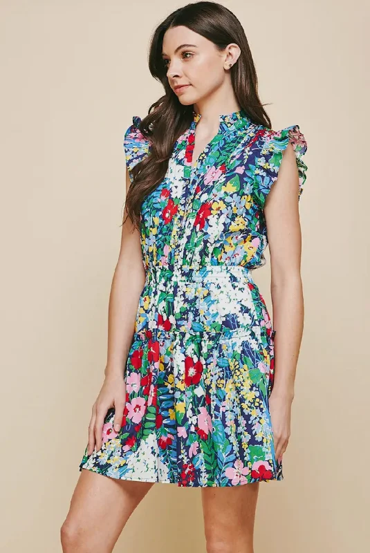 The Penelope Floral Poplin Dress